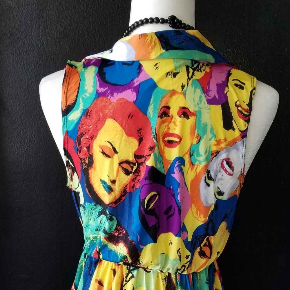 Barocco multicolored printed top and short set - Picture 5 of 8